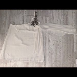White off the shoulder blouse